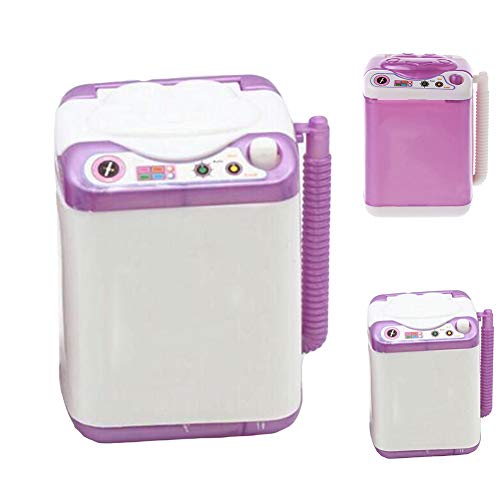 Shuohu Washing Machine,Simulated Mini Children Kids Role Play Toy Doll Accessories Gift Random Color - Thumbnail 3
