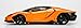 NEW 1/24 W/B JADA TOYS COLLECTION - Hyper-Spec - Orange Lamborghini Centenario Diecast Model Car By Jada Toys