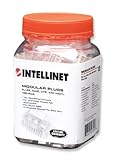 Intellinet 100 Pack Cat5E RJ45 Modular Plugs Standard (790055)