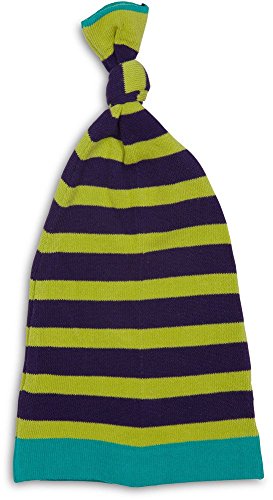 Izzy and Owie Loose Baby Hat, 0-12 Month, Green/Navy/Teal