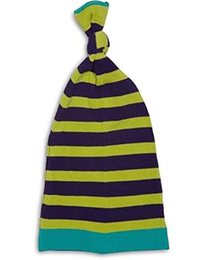 Loose Baby Hat, 0-12 Month, Green/Navy/Teal