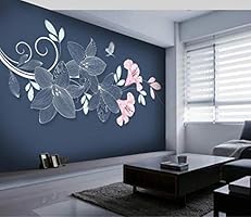 Gbhl Papel De Pared Flor Pajaro Planta Fondo Decoracion De La