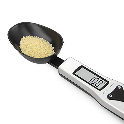 Upgraded 500g0.1g kitchen scales grams,Digital Spoon Scale by Puyujin with 3 Detachable Weighing Spoon suit for Portioning Tea, Flour, Spices, Medicine - Shipped From USA (Multicolor) - Thumbnail 2