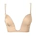 Vogue's Secret Sexy Deep Plunge U-shaped Bra Push Up Convertible Seamless V Shape Brassiere for Women, 36D, Beige