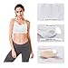 QUEENIEKE Women's Light Support Double-T Back Wirefree Pad Yoga Sports Bra Size XL Color Angle White