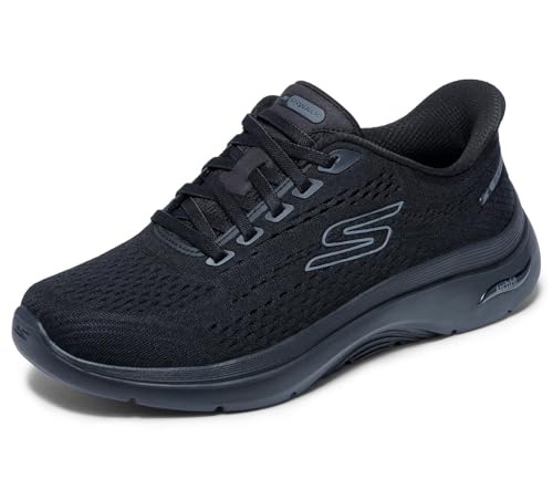 Skechers Femme Go Walk Arch Fit 2.0 Kathy Slip-in ENTRAINEUSE, Black, 37.5 EU