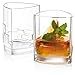 JoyJolt Revere Drinking Glasses, Old Fashioned Glasses 13-Ounce, Ultra Clear Whiskey Glass for Bourbon and Liquor Set Of 2 Glassware