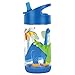Stephen Joseph, Kids Flip Top Water Bottle, 10 oz Tritan BPA Free, Water Bottle for Girls & Boys, Back to School Flip Top Bottle, DINO
