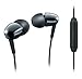 Philips SHE3905BK/27 In-Ear Headphones with Mic, Black