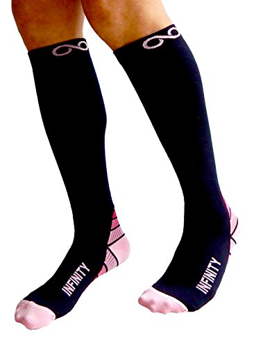 image for A-Swift Infinity Compression Socks (1 pair) (i-Pink, L/XL), womens