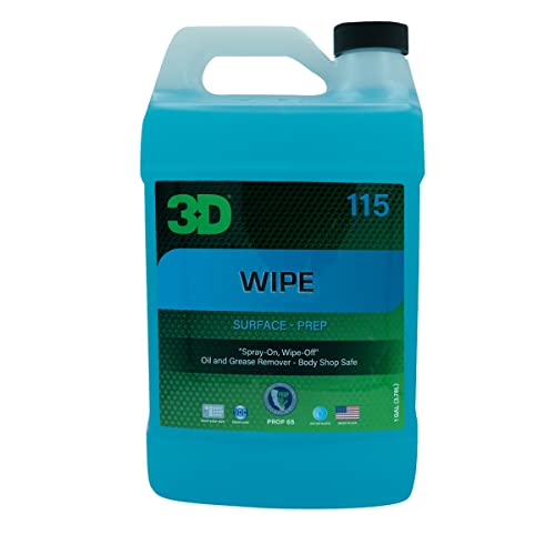 3D Wipe Ceramic Coating Surface Prep Removes Excess Oils & Lubricants