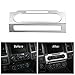 Voodonala for Ford F150 2015-2020 Chrome Central Control Volume Panel Decorative Trim for Ford F150 2015-2020(Chrome,ABS)
