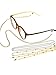 8 Pieces Eyeglass Chain Sunglasses Strap Glass Cord Lanyard for Eyeglasses, 4 Styles