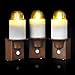 Battery Night Light, Night Light Motion Sensor Night Light Flameless Candle Set of 3 by Comenzar