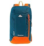 QUECHUA Kids Outdoor Travel Backpack For Hiking Camping Children Cute Hiking Daypack Colorful School Bags Patchwork Bookbags Mini Small Back Packs Rucksack 10L (Blue)