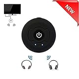 [Limit time Deal]New eranton Portable TV Bluetooth 4.0 A2dp Audio srereo Transmitter RCA/3.5mm Support Pairing Two Headsets Simultaneously for TV PC CD Player Kindle Fire Ipod Mp3/mp4 Etc