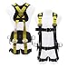 Commando Fall Protect Full-Body Safety Harness with Lanyard (ANSI and OSHA Compliant)