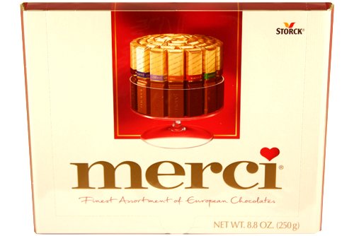 Merci Finest Assortment of European Chocolates 8.8oz Box