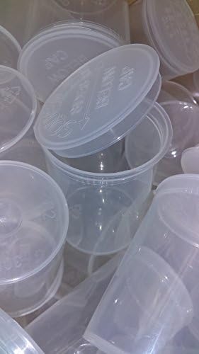 20 Piece Pack of Philips Rx Clear 30 Dram. Premium Pop Top Medical Grade Vial Containers