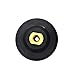 Rubber Backing Pad Black Rigid Backer Pads for Diamond Polishing Pads 5/8”-11 Hook and Loop Backing Pad (5 inch)