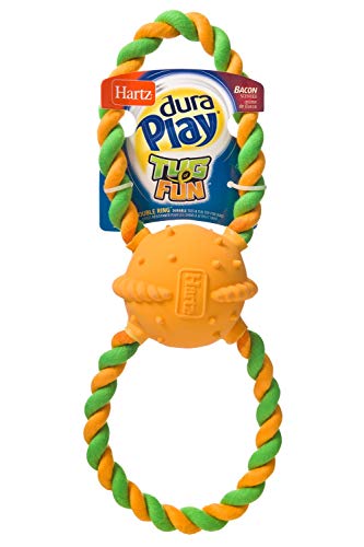 Hartz Dura Play Tug of Fun Double Ring Dog Tug Toy