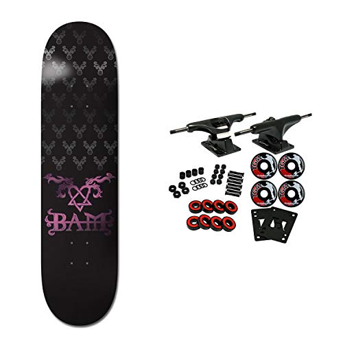 Compete Bam Heartagram Black 8.0"