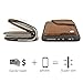 iPhone 6s Wallet Case, ZVEdeng iPhone 6 Case with Card Holder, iPhone 6 Case for Men, PU Leather Shockproof Cover Case with Card Slot Holder - Brown