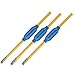 Home-X - Slip On, Strain Reducing, Ergonomic Pencil or Pen Grips (Set of 3), Universal Writing Aids Easily Slide onto Regular, Colored, or Mechanical Pencils, for Righties and Lefties Alike