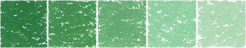 Holbein Oil Pastels- Foggy Green 45K Set of Five Shades