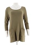 Linea Louis Dell'Olio Whisper Knit Sweater Pockets
