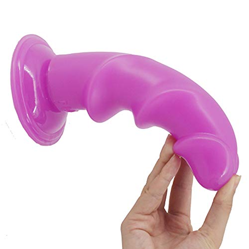 Tzteed-Spina-per-adulti-Stick-Enormi-Massager-Training-Expander-Inserisci-Stick-Dong-per-Donna-Uomo-Principianti-Pacchetto-discreto-Piacere-Purple