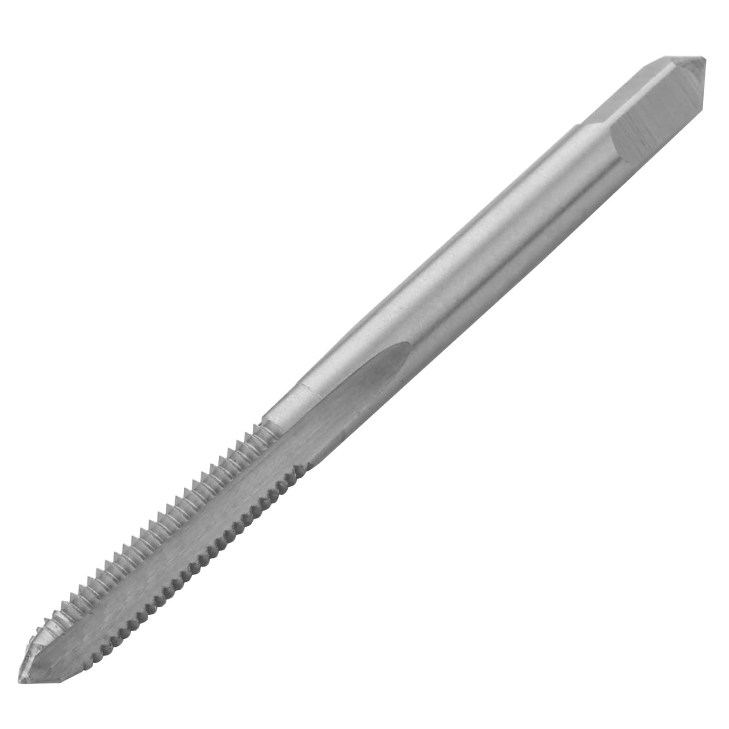 Utoolmart High Speed Steel Machine Screw Tap Finish Round Shank 10-32 Thread Size Spiral Point Tap for Auto Repair and Machinery 1pcs