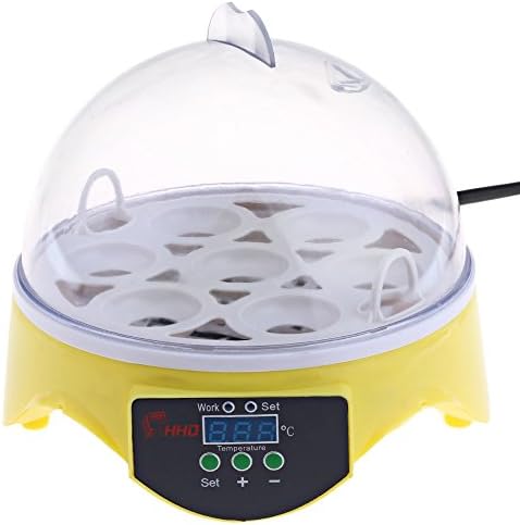 Noyix Eggs Incubator Digital Automatic 7pcs Duck Bird Chicken Egg