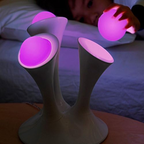 Glo Portable LED Nightlight,JoyStreet Multi Color Ball Table Lamp for Child Baby Bedroom Sleeping Nightlight Christmas Birthday Gift