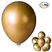 12 inch Chrome Shiny Metallic Latex Balloons for Birthday Wedding Grad Theme Party 25PCS Gold