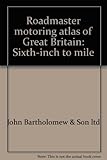 Front cover for the book Motoring atlas of Great Britain by John Bartholomew and Son