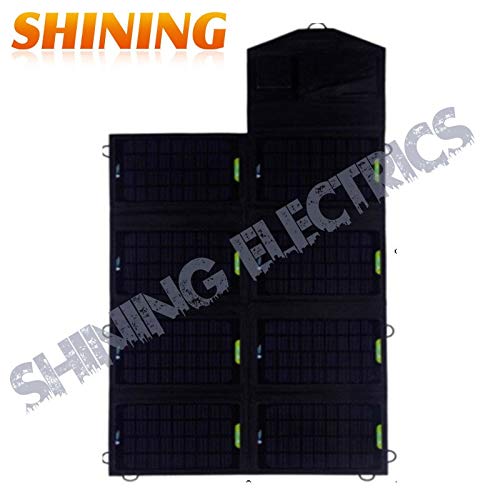 Fastener & Clip 28W 18V Folding Foldable Solar Panel Sun Charger Bag, 5V & 18V Double Output Solar Mobile 12V Battery MP3/4 Camera PDA Charger