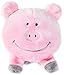 ZippyPaws Brainey Squeaky Plush Dog Toy, Pig