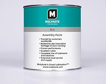Molykote gnpp11 – High Performance Paste für die Montage, Grün/Weiß, 1 kg