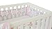 Petunia Pickle Bottom Dreaming in Dax 4 Piece Secure-Me Crib Liner, Pink/Gray/White