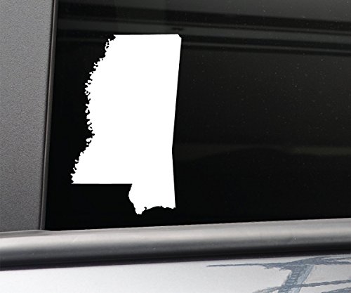 Mississippi Vinyl Decal Laptop Car Truck Bumper Window Sticker, 6.5