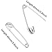 204 PCS Large Safety Pins Size 3, 1.8inch /45mm