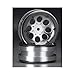 Axial AX8088 8-Hole 1.9 Beadlock Wheel Satin Chrome (2): AXIC8088