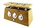Winterworm® Bamboo Three Hole Healing Box for Moxa Moxibustion Medicine Therapy