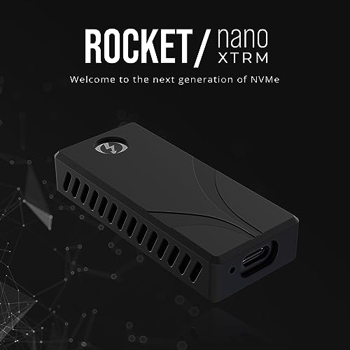 SABRENT 1TB Rocket Nano XTRM External SSD, USB 3.2 / Thunderbolt 3, Speeds Up to 2700MBps (SB-XTMN-1TB)