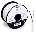 Next 16/2 Speaker Wire - 16 AWG/Gauge 2 Conductor - UL Listed in Wall (CL2/CL3) and Outdoor/In Ground (Direct Burial) Rated - Oxygen-Free Copper (OFC) - 100 Foot Cable Spool - White