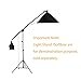 Lightdow 2.5ft to 4.5ft Adjustable Overhead Light Boom Arm with Swivel Tripod Clamp & Counter-Weight Bag (Model Number: LD-DP025)