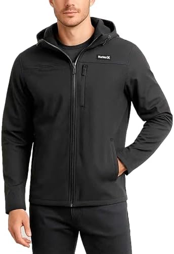 Hurley Mens Bomber Jacket - Soft Cozy Sherpa Lined Weather