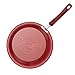 Rachael Ray Brights Nonstick Cookware Set / Pots and Pans Set - 14 Piece, Red Gradient