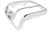Evan-Fischer EVA18972011325 Headlight Door Single Passenger Side RH Grill Extension Grille headlamp Bezel Molding Moulding trim Chrome With parking light hole
